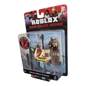 Roblox - Core Kingdom Simulator Berserker Figure - with Hood - Virtual Item Code